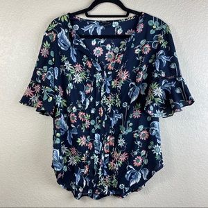 Ann Taylor Floral Blouse